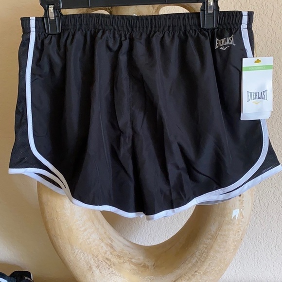 EVERLAST Woven Boxing Shorts Side Panel Black/White X-Large Activewear … - Picture 4 of 5